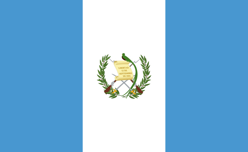 National flag of Guatemala