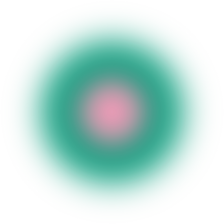 Green And Pastel Pink Circle Blur Gradient