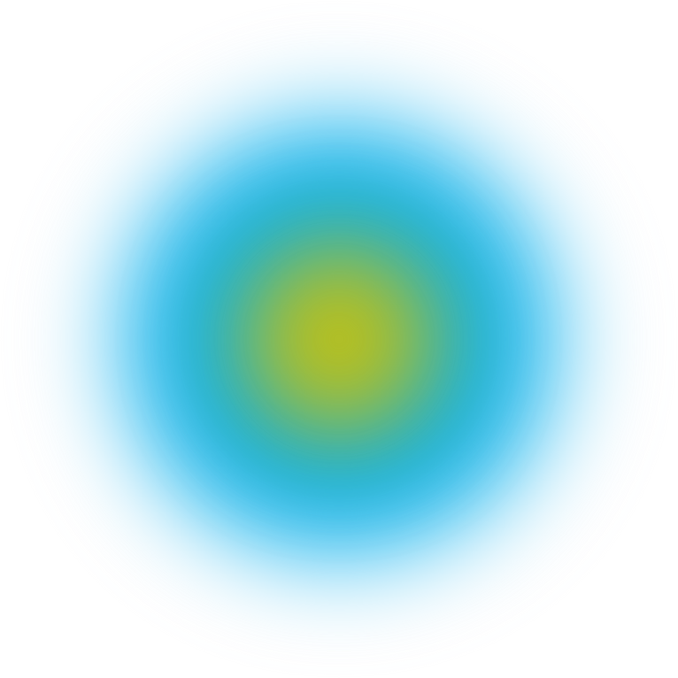 Blue And Yellow Green Circle Blur Gradient